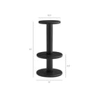 Modway Neo 3-Piece Round Indoor - Outdoor Patio Patio Wood Bar Table And Stool Set