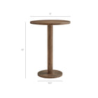 Modway Neo 3-Piece Round Indoor - Outdoor Patio Patio Wood Bar Table And Stool Set