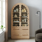 Modway Rory 76 Inch Arched Display Cabinet
