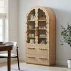 Modway Rory 76 Inch Arched Display Cabinet