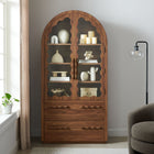 Modway Rory 76 Inch Arched Display Cabinet