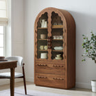 Modway Rory 76 Inch Arched Display Cabinet