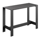 Modway Tahoe 59 Inch Rectangle Outdoor Patio Aluminum Bar Table
