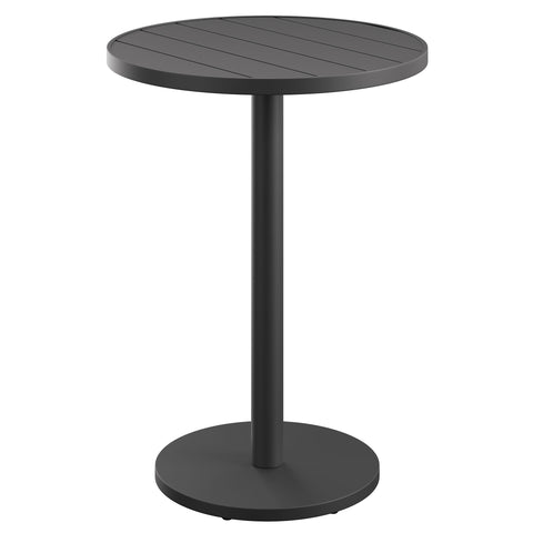 Modway Tahoe 31 Inch Round Outdoor Patio Aluminum Bar Table