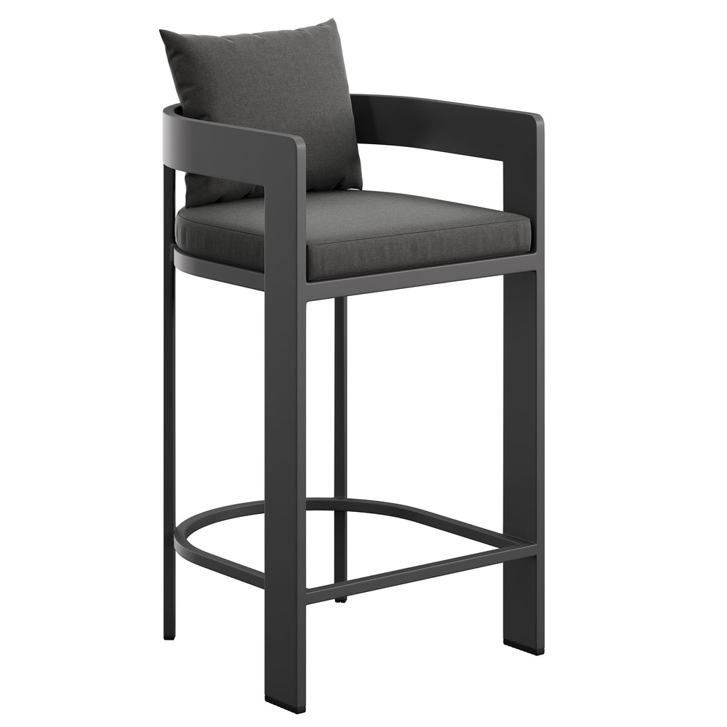 Modway Tahoe Outdoor Patio Patio Aluminum Bar Chair