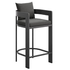 Modway Tahoe Outdoor Patio Patio Aluminum Bar Chair
