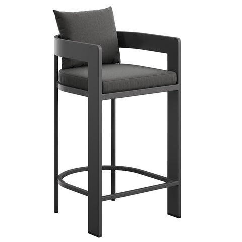 Modway Tahoe Outdoor Patio Patio Aluminum Bar Chair