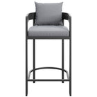 Modway Tahoe Outdoor Patio Patio Aluminum Bar Chair