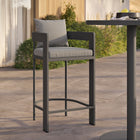 Modway Tahoe Outdoor Patio Patio Aluminum Bar Chair