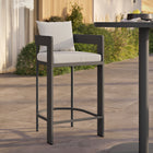 Modway Tahoe Outdoor Patio Patio Aluminum Bar Chair