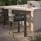 Modway Tahoe Outdoor Patio Patio Aluminum Counter Stool