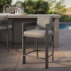 Modway Tahoe Outdoor Patio Patio Aluminum Counter Stool