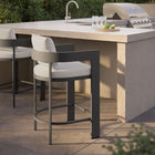 Modway Tahoe Outdoor Patio Patio Aluminum Counter Stool