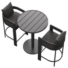 Modway Tahoe 3-Piece Outdoor Patio Aluminum Bar Set
