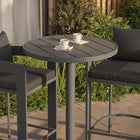Modway Tahoe 3-Piece Outdoor Patio Aluminum Bar Set