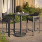 Modway Tahoe 3-Piece Outdoor Patio Aluminum Bar Set