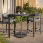 Modway Tahoe 3-Piece Outdoor Patio Aluminum Bar Set