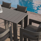 Modway Tahoe 5-Piece Outdoor Patio Bar Table Set
