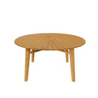 Modway Cielo 59" Sunburst Outdoor Patio Teak Dining Table