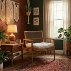 Modway Tula Wood Rattan Lounge Chair
