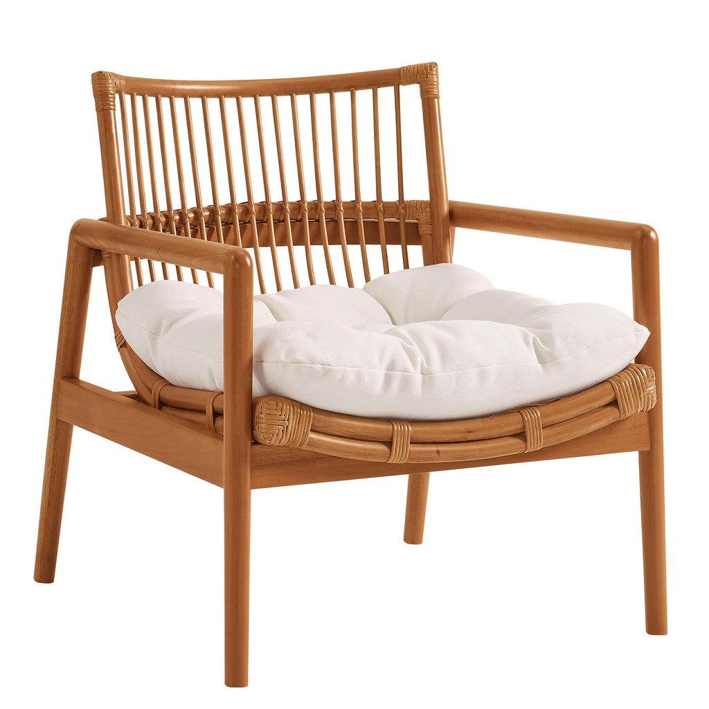Modway Tula Wood Rattan Lounge Chair