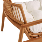 Modway Tula Wood Rattan Lounge Chair