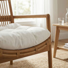Modway Tula Wood Rattan Lounge Chair