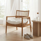 Modway Tula Wood Rattan Lounge Chair