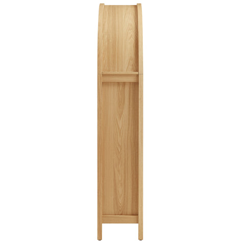 Modway Calista 63 Inch Arched Storage Cabinet With Folding Desk