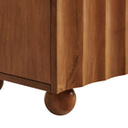 Modway Sorren 54 Inch Scalloped Wood 3-Door Sideboard