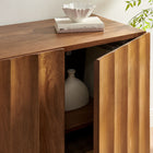 Modway Sorren 54 Inch Scalloped Wood 3-Door Sideboard