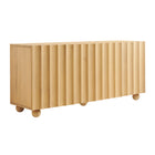 Modway Sorren 72 Inch Scalloped Wood 4-Door Sideboard