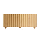 Modway Sorren 72 Inch Scalloped Wood 4-Door Sideboard