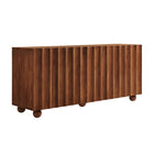 Modway Sorren 72 Inch Scalloped Wood 4-Door Sideboard