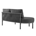 Modway Porta Left-Arm Facing Outdoor Patio Aluminum Modular Piece