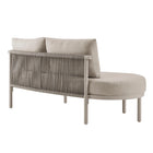 Modway Porta 4 Piece Outdoor Patio Aluminum Modular Sofa Set