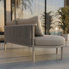 Modway Porta Left-Arm Facing Outdoor Patio Aluminum Modular Piece
