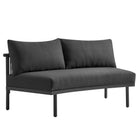 Modway Porta 5 Piece Outdoor Patio Aluminum Modular Sofa Set