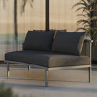 Modway Porta Armless Outdoor Patio Aluminum Modular Piece
