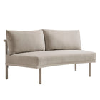Modway Porta 5 Piece Outdoor Patio Aluminum Modular Sofa Set