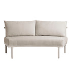 Modway Porta 3 Piece Outdoor Patio Aluminum Modular Sofa
