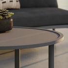 Modway Porta 2 Piece Nesting Outdoor Patio Aluminum Coffee Table Set