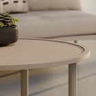 Modway Porta 2 Piece Nesting Outdoor Patio Aluminum Coffee Table Set