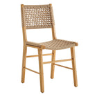 Modway Tindra Woven Dining Chairs Set of 2
