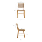 Modway Tindra Woven Dining Chairs Set of 2