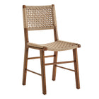 Modway Tindra Woven Dining Chairs Set of 2