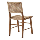 Modway Tindra Woven Dining Chairs Set of 2