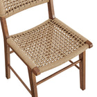 Modway Tindra Woven Dining Chairs Set of 2