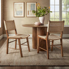 Modway Tindra Woven Dining Chairs Set of 2