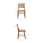 Modway Tindra Woven Dining Chairs Set of 2
